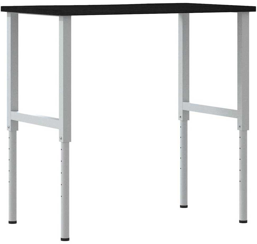 Darbastalis, tamsiai rudas, 100x60x(71,5-98)cm, ąžuolo masyvas
