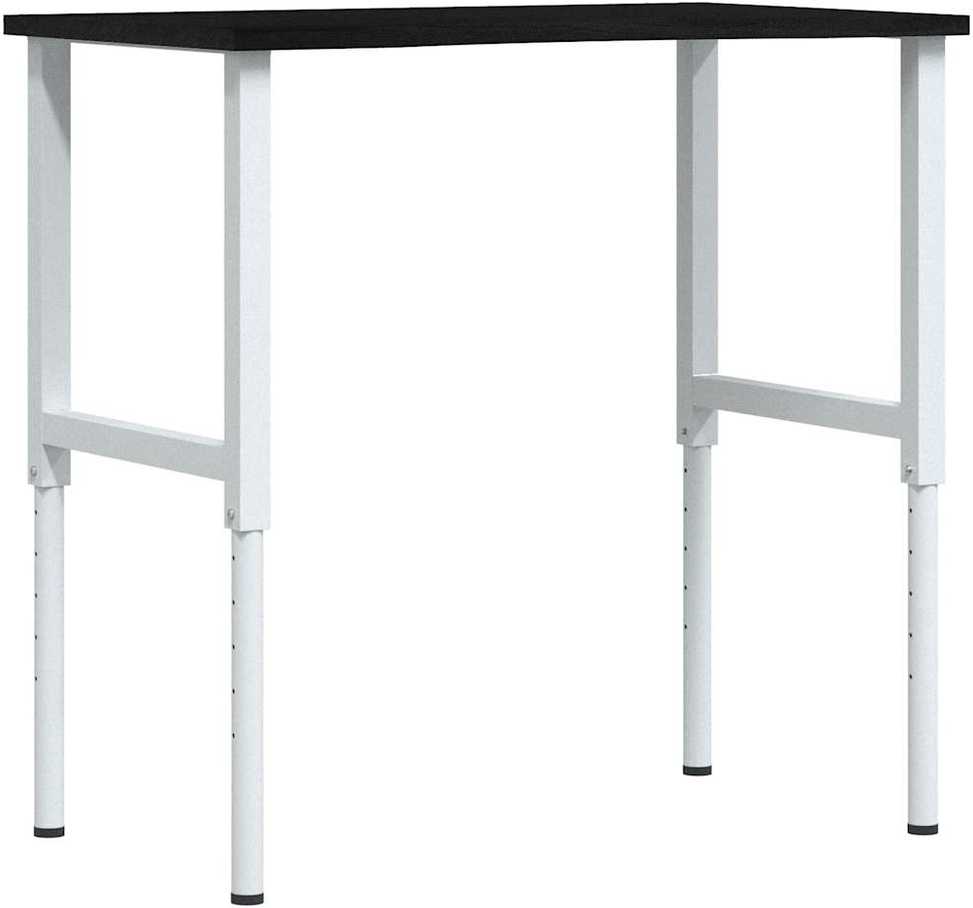 Darbastalis, tamsiai rudas, 100x60x(71,5-98)cm, ąžuolo masyvas