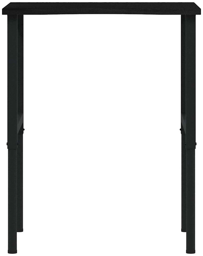 Darbastalis, tamsiai rudas, 80x60x(71,5-98)cm, ąžuolo masyvas