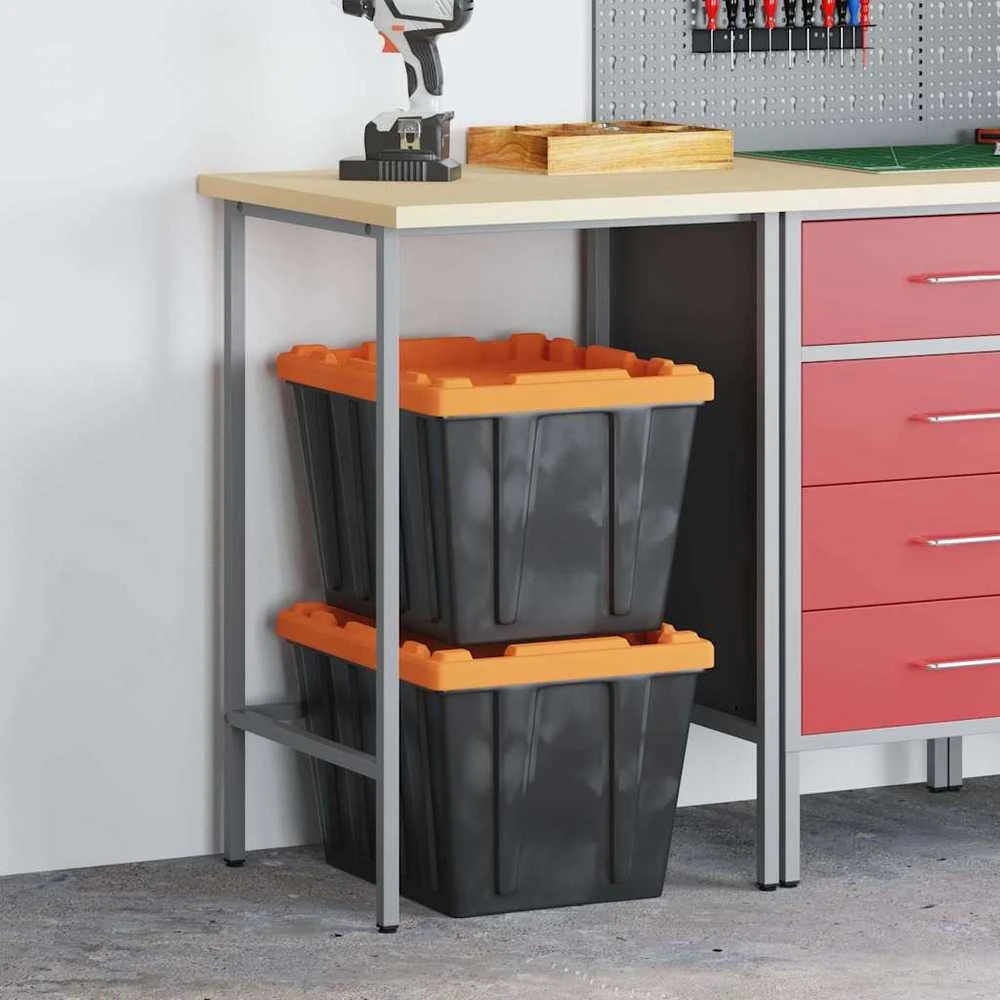 Kampinis stalas Pilka 55 x 55 x 85 cm