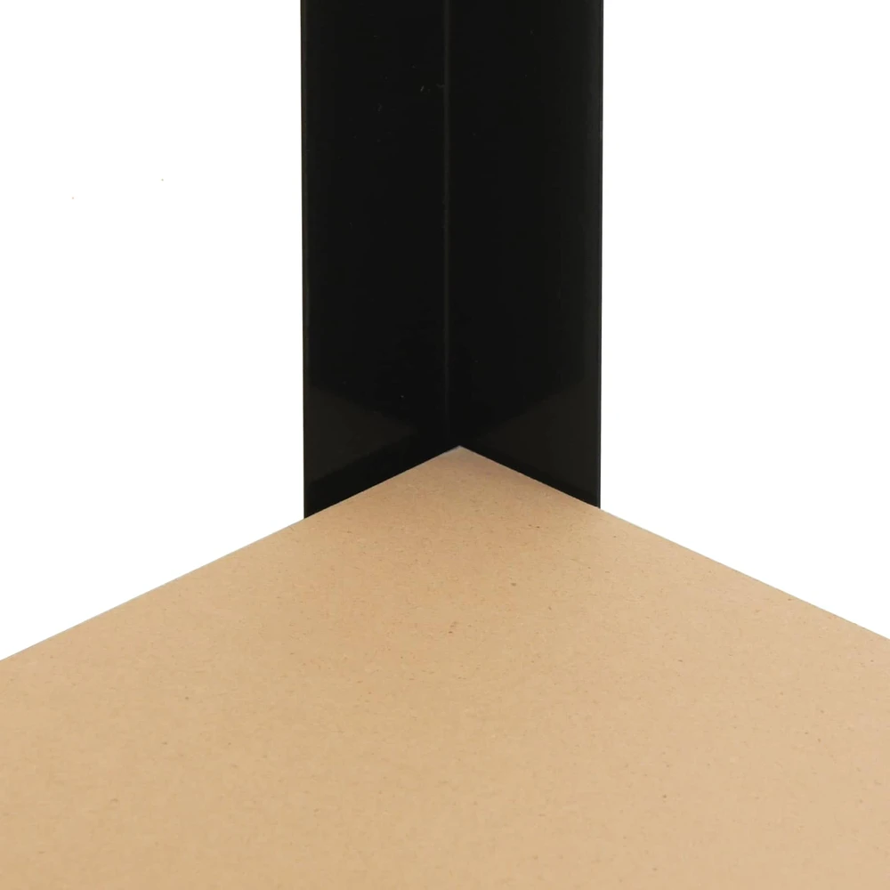 Darbo stalas su lentyna su saugykla Juodas 81 x 41 x 91 cm