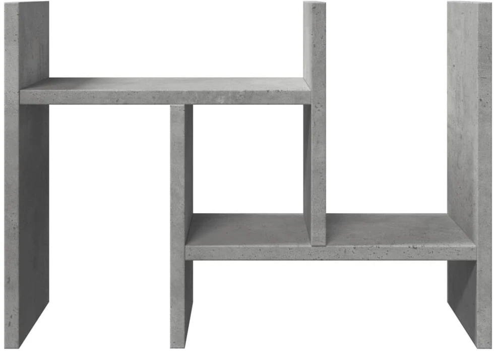 Rašomojo stalo lentyna, betono, 34,5x15,5x35,5cm, mediena