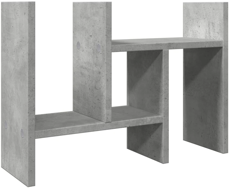 Rašomojo stalo lentyna, betono, 34,5x15,5x35,5cm, mediena