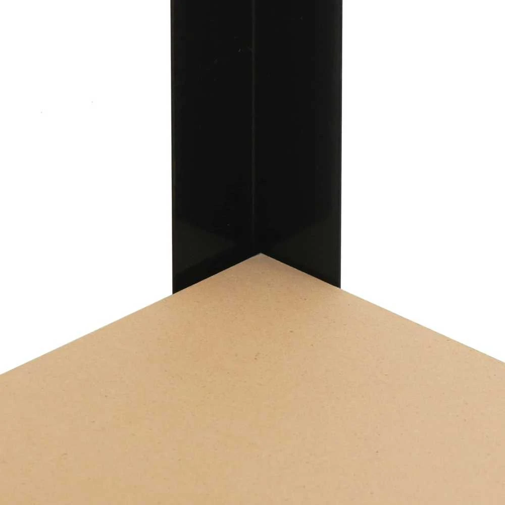 Darbo stalas su lentyna su saugykla Juodas 81 x 41 x 91 cm