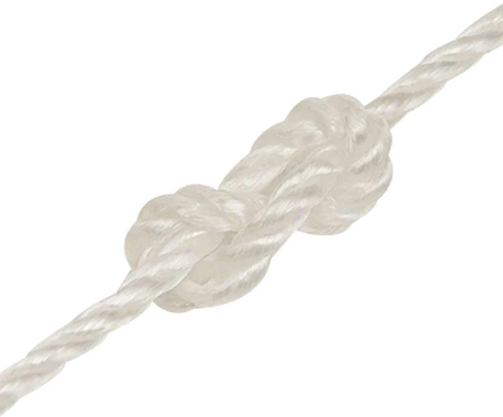 Darbo virvė, baltos spalvos, 3mm, 100m, polipropilenas