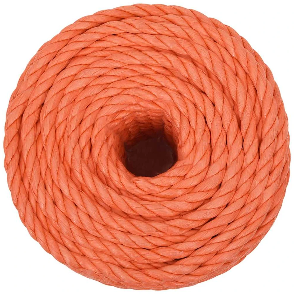 Darbo virvė, oranžinės spalvos, 14mm, 25m, polipropilenas