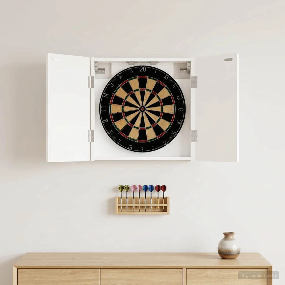 Dartboard spinta ALKMAAR Balta 52,5 x 10,5 x 53,5 cm