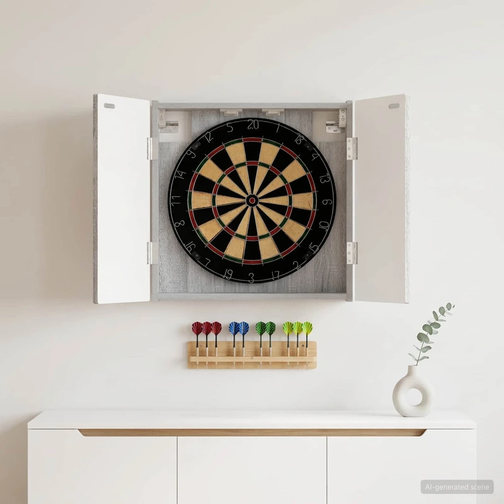 Dartboard spinta ALKMAAR Pilka Sonoma 52,5 x 10,5 x 53,5 cm