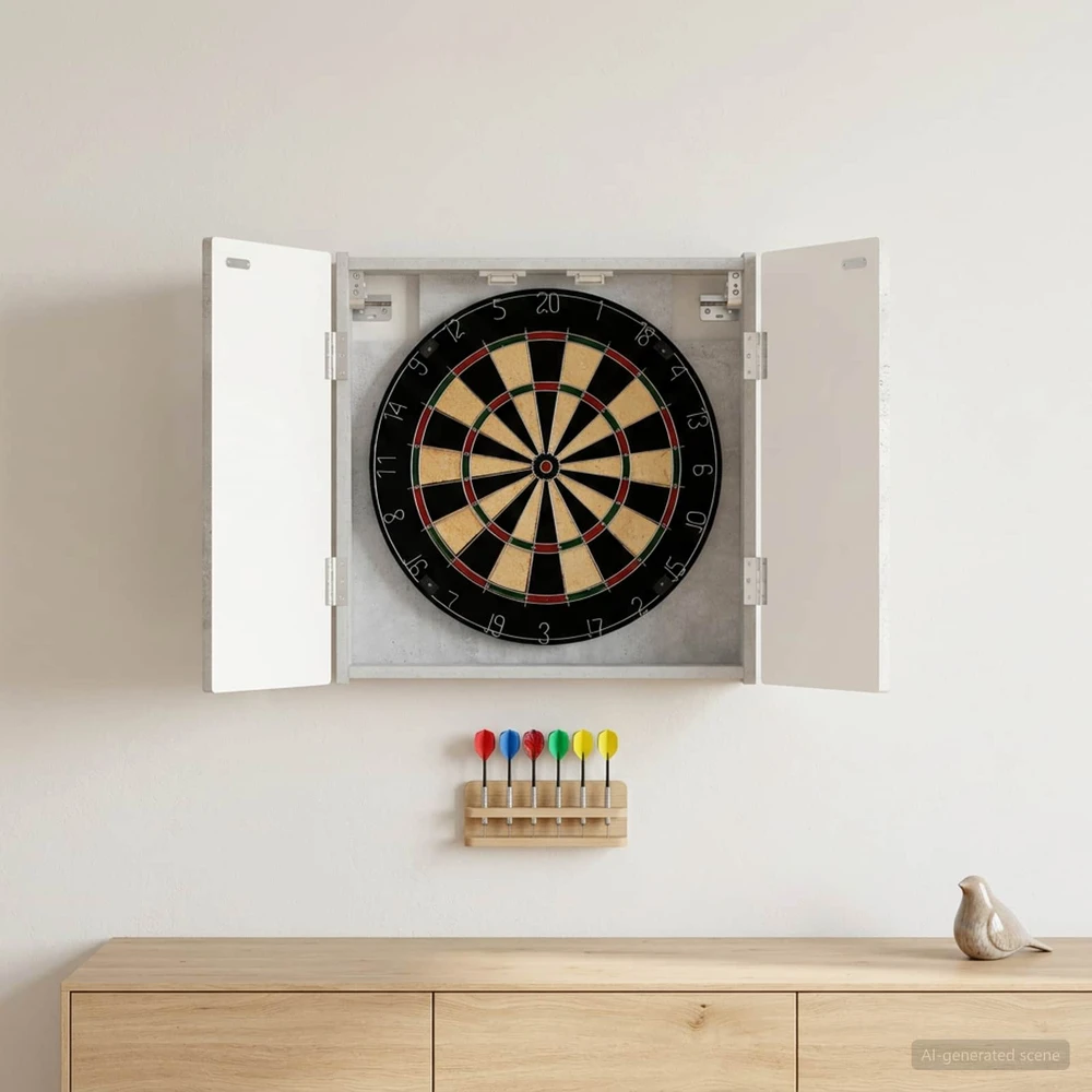 Dartboard spinta ARNHEM Betono pilka 52,5 x 10,5 x 53,5 cm