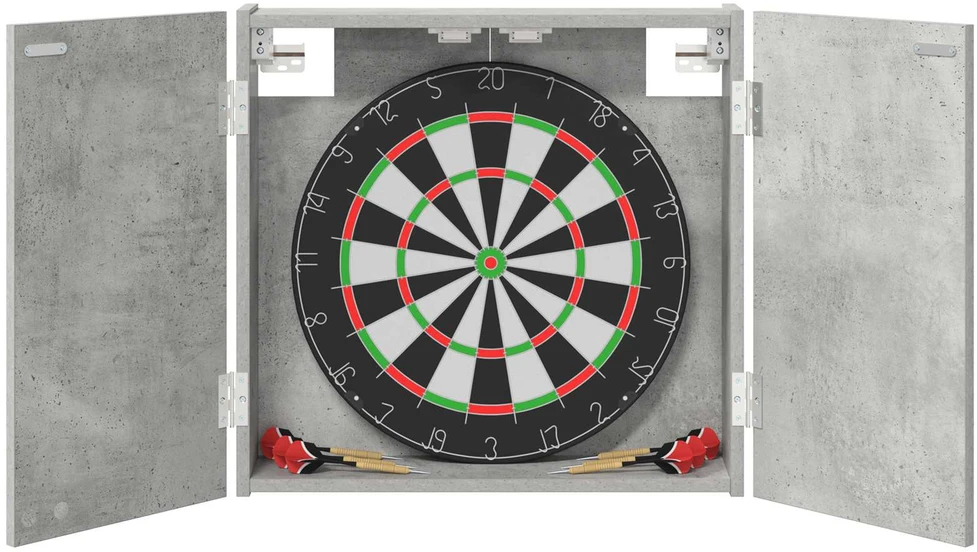 Dartboard spinta Betono pilka 56 x 12 x 53,5 cm