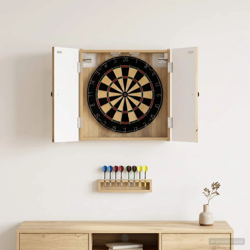 Dartboard spinta BREDA Artisano ąžuolo 52,5 x 10,5 x 53,5 cm