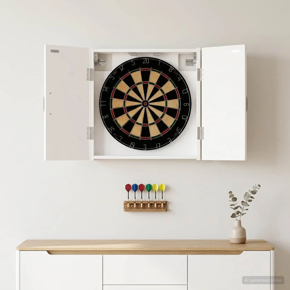 Dartboard spinta HAARLEM Balta 52,5 x 10,5 x 53,5 cm