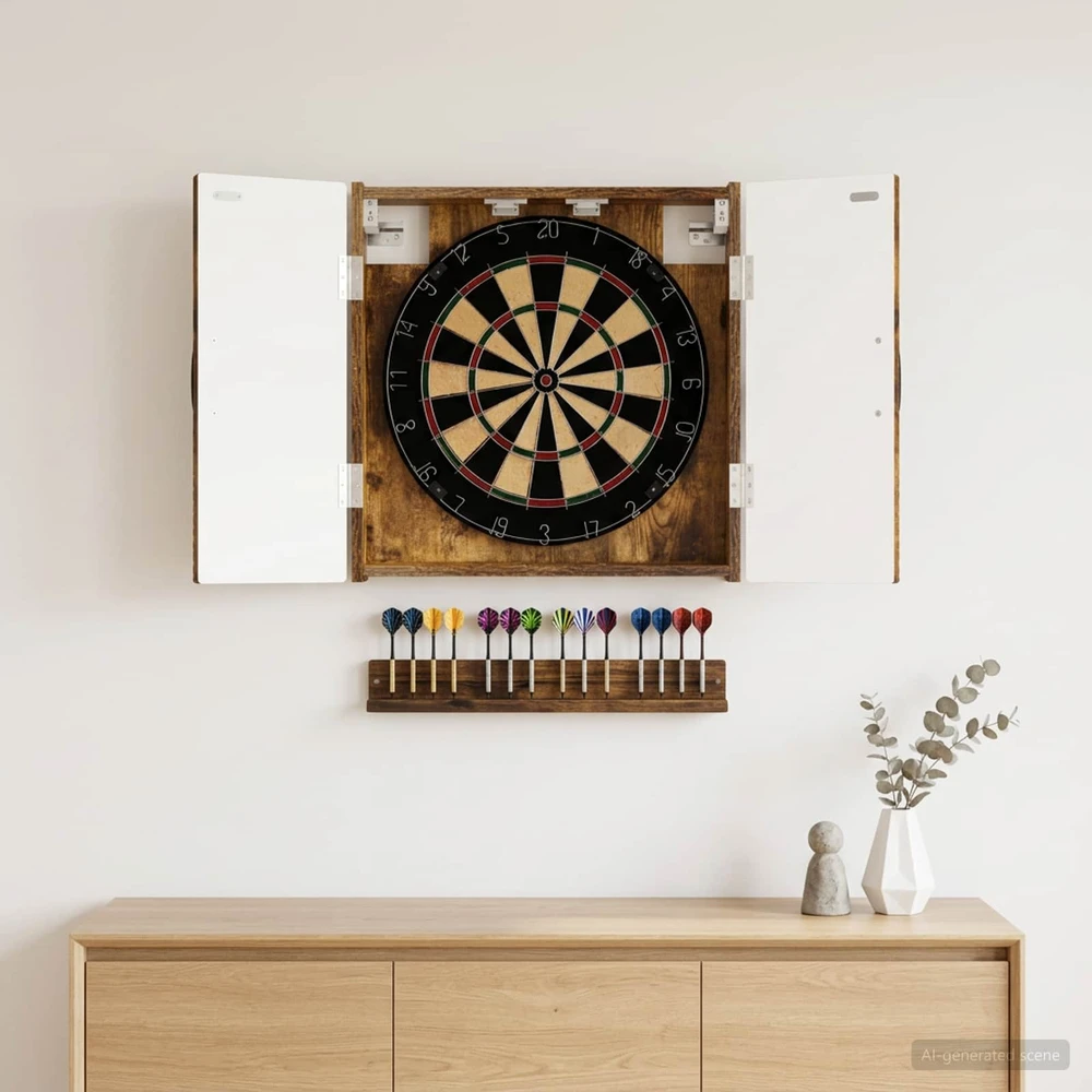 Dartboard spinta HOORN Dūminio ąžuolo 52,5 x 10,5 x 53,5 cm