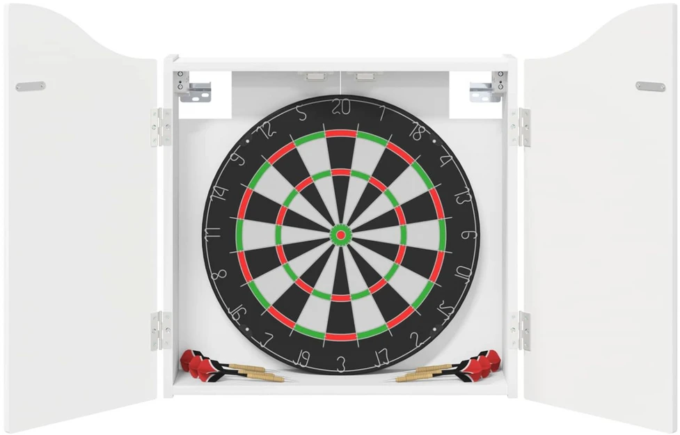 Dartboard spinta Itin blizgi balta 56 x 12 x 63 cm