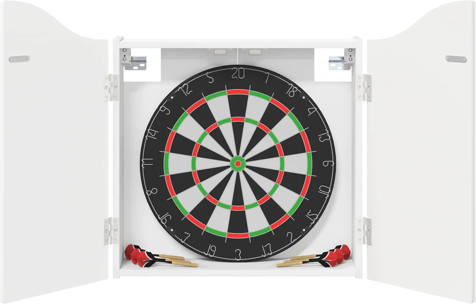 Dartboard spinta Itin blizgi balta 56 x 12 x 63 cm