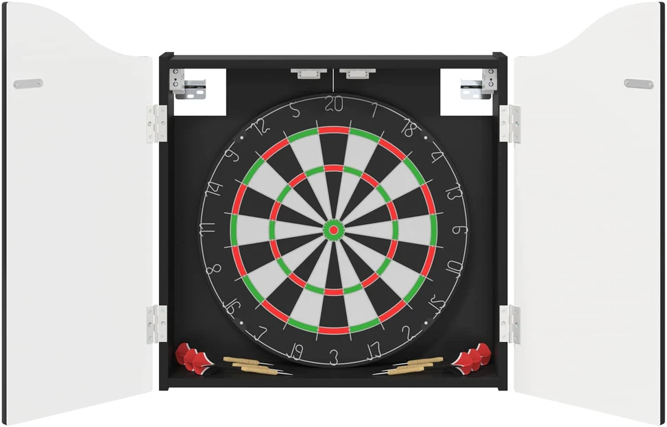 Dartboard spinta Juoda 56 x 12 x 63 cm Apdirbta mediena