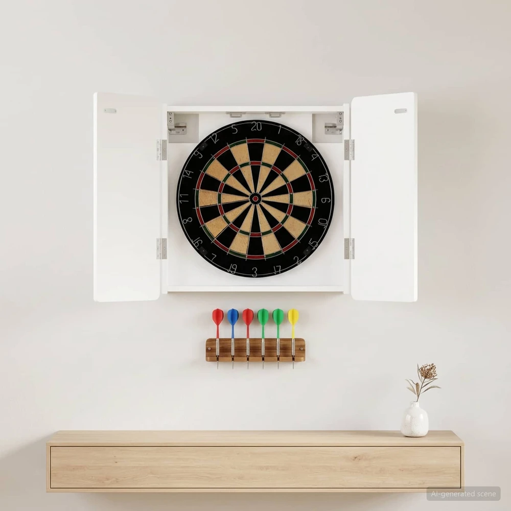 Dartboard spinta ZWOLLE Balta 52,5 x 10,5 x 57,5 cm