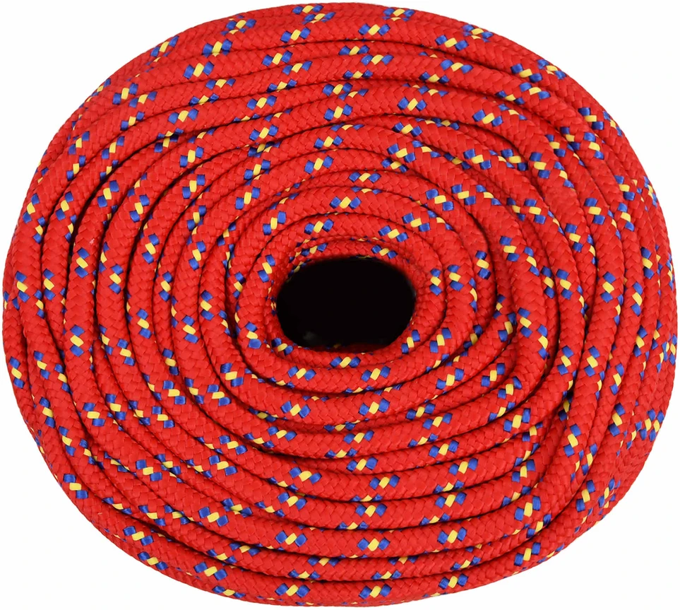 Daugiafunkcinė buitinė virvė 10 mm 100 m Raudona PP