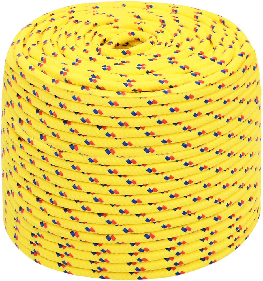 Daugiafunkcinė buitinė virvė 10 mm 25 m Geltona PP