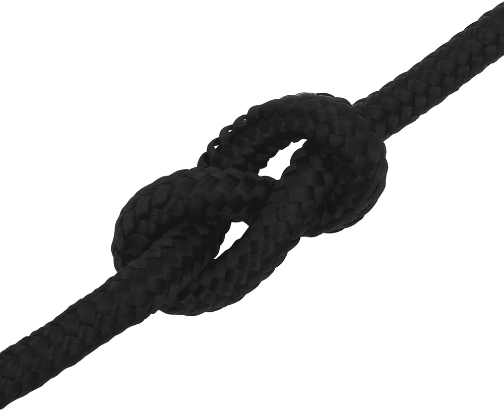 Daugiafunkcinė buitinė virvė 12 mm 100 m Juoda PP