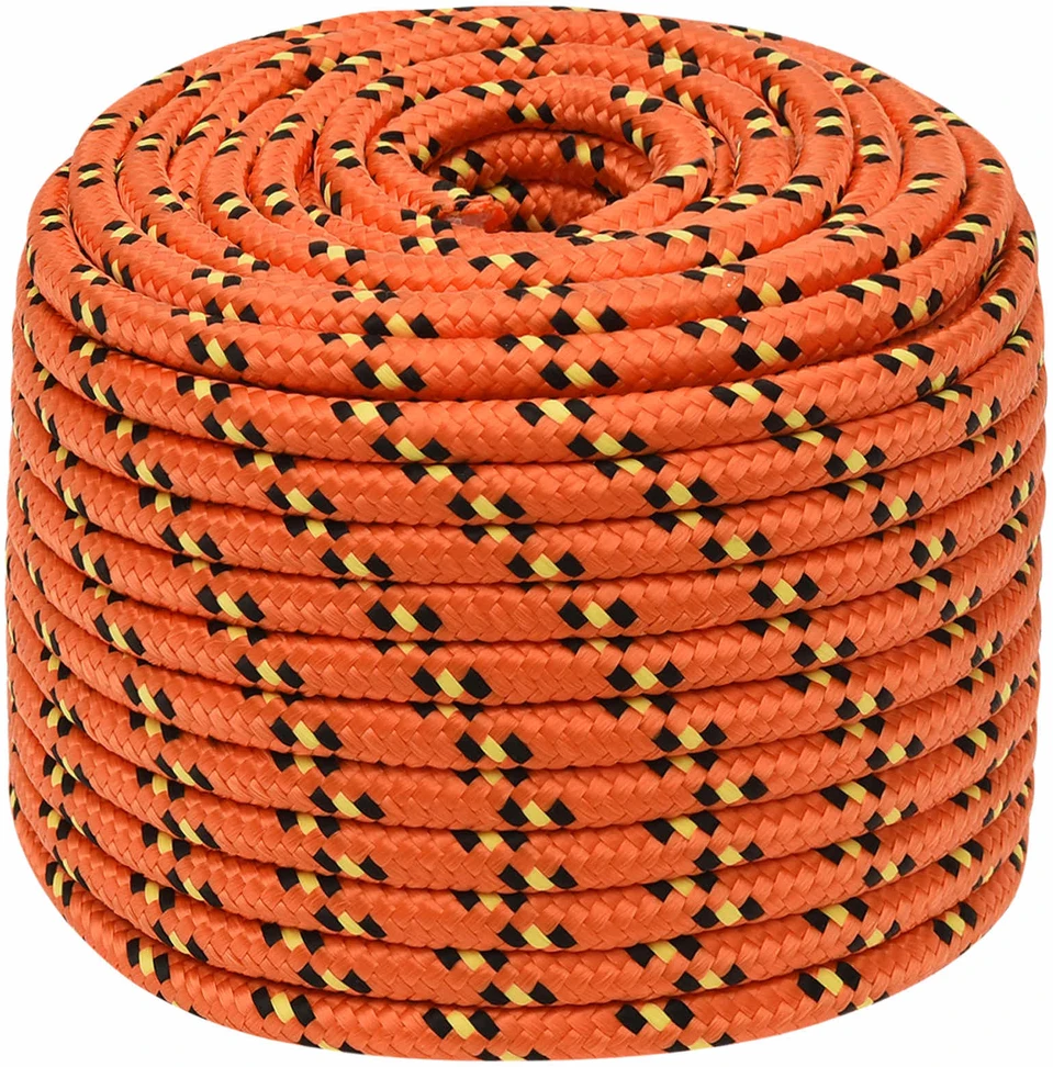 Daugiafunkcinė buitinė virvė 14 mm 100 m Oranžinė PP