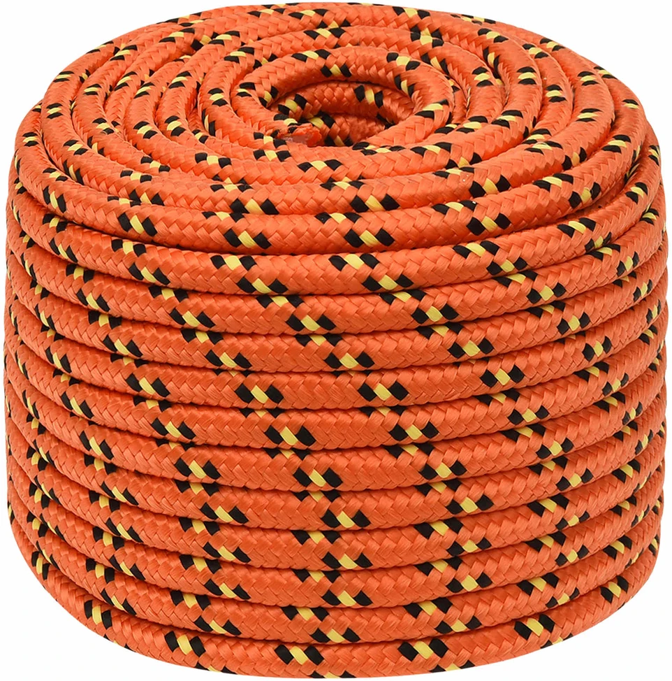 Daugiafunkcinė buitinė virvė 14 mm 25 m Oranžinė PP