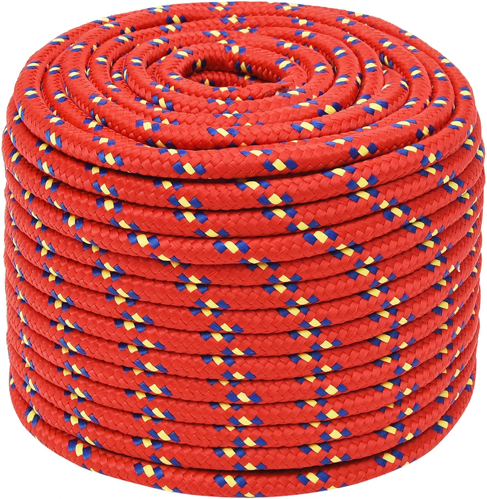 Daugiafunkcinė buitinė virvė 14 mm 25 m Raudona PP
