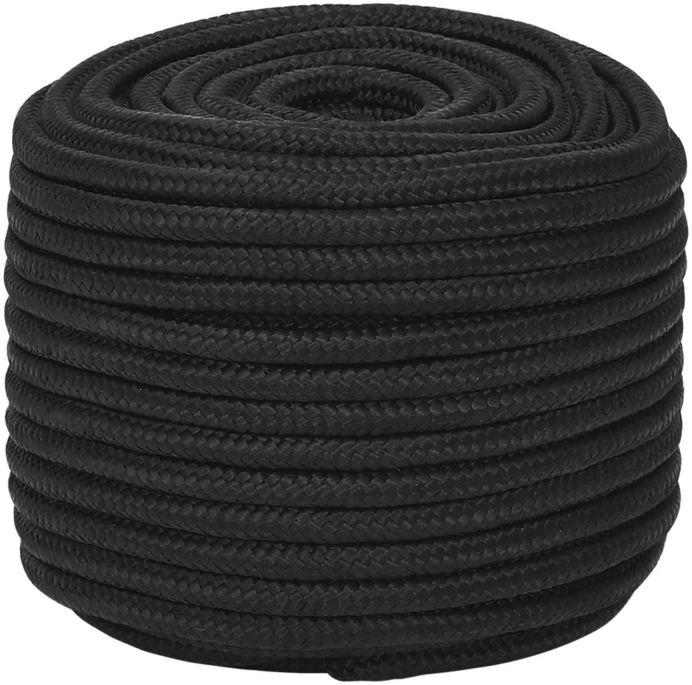 Daugiafunkcinė buitinė virvė 14 mm 25 m Juoda PP