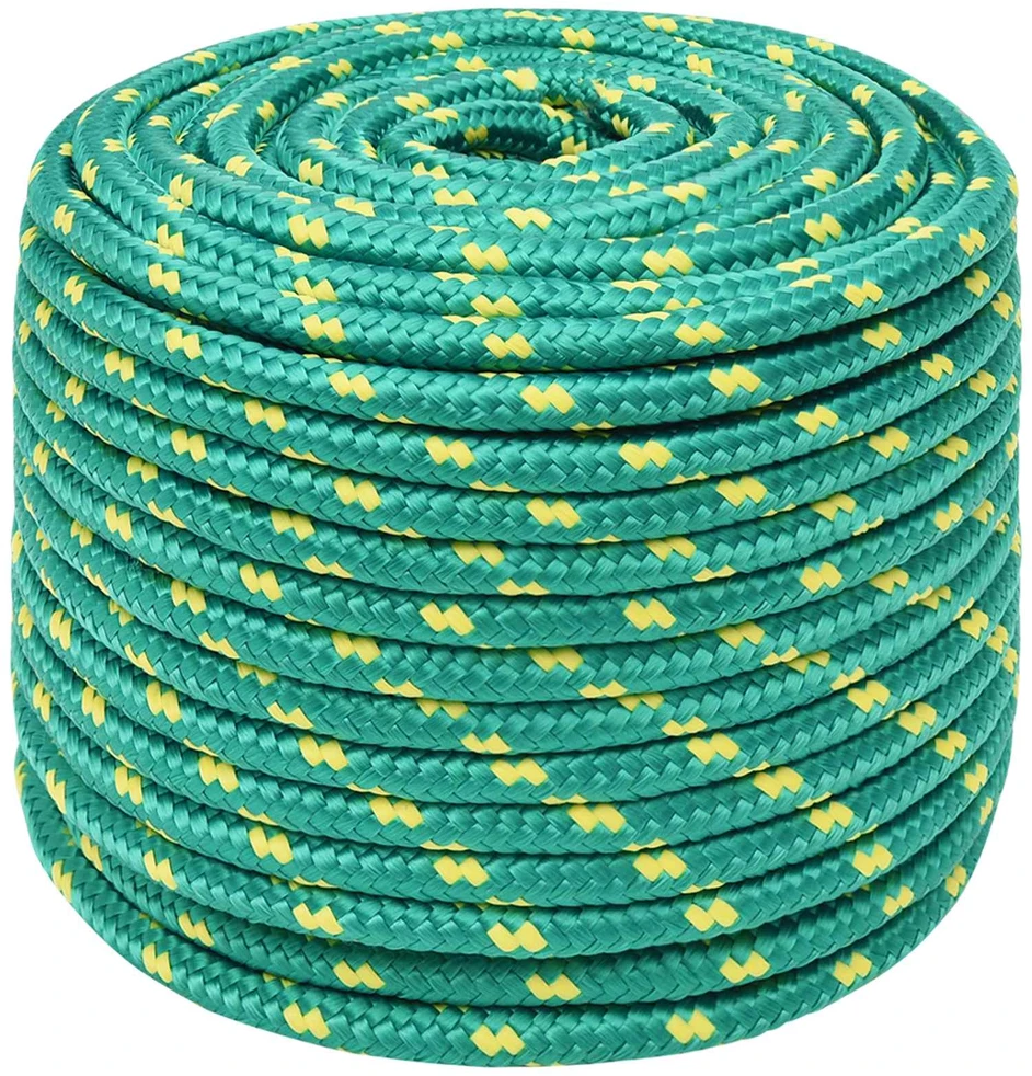 Daugiafunkcinė buitinė virvė 14 mm 50 m Žalia PP