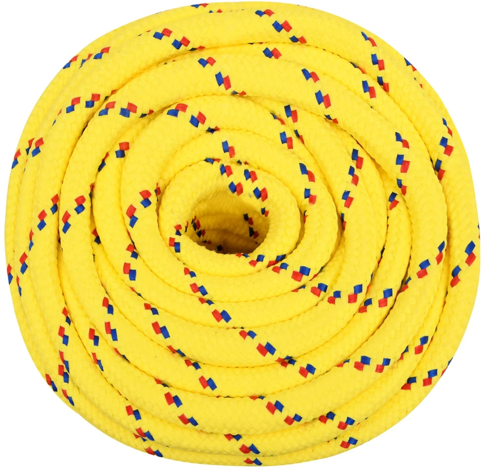 Daugiafunkcinė buitinė virvė 16 mm 100 m Geltona PP