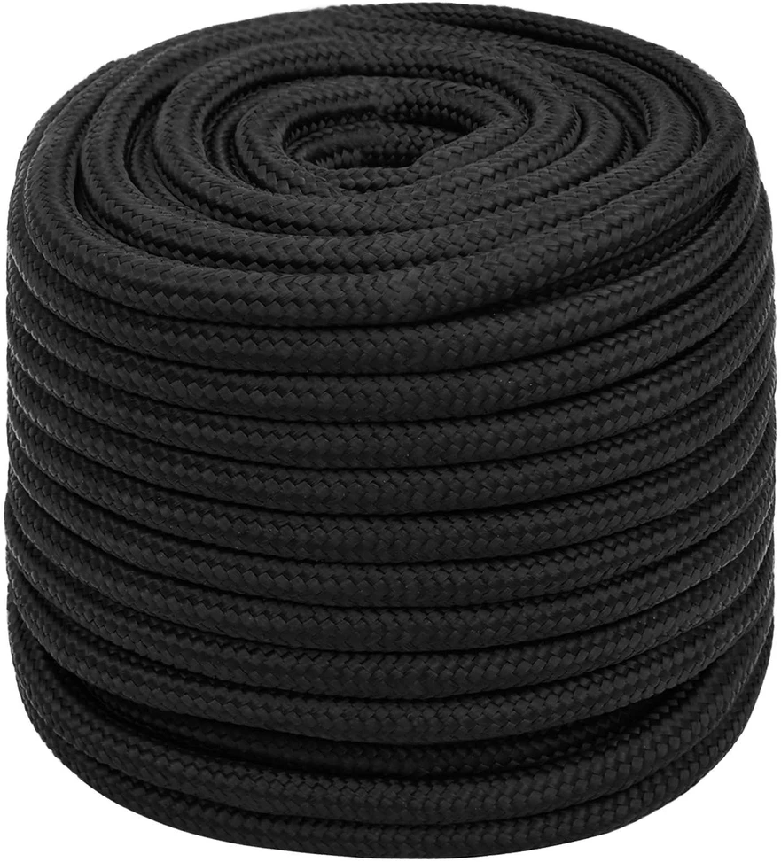 Daugiafunkcinė buitinė virvė 16 mm 100 m Juoda PP