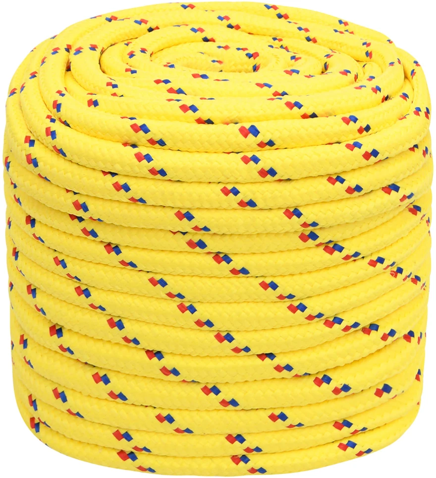 Daugiafunkcinė buitinė virvė 16 mm 250 m Geltona PP