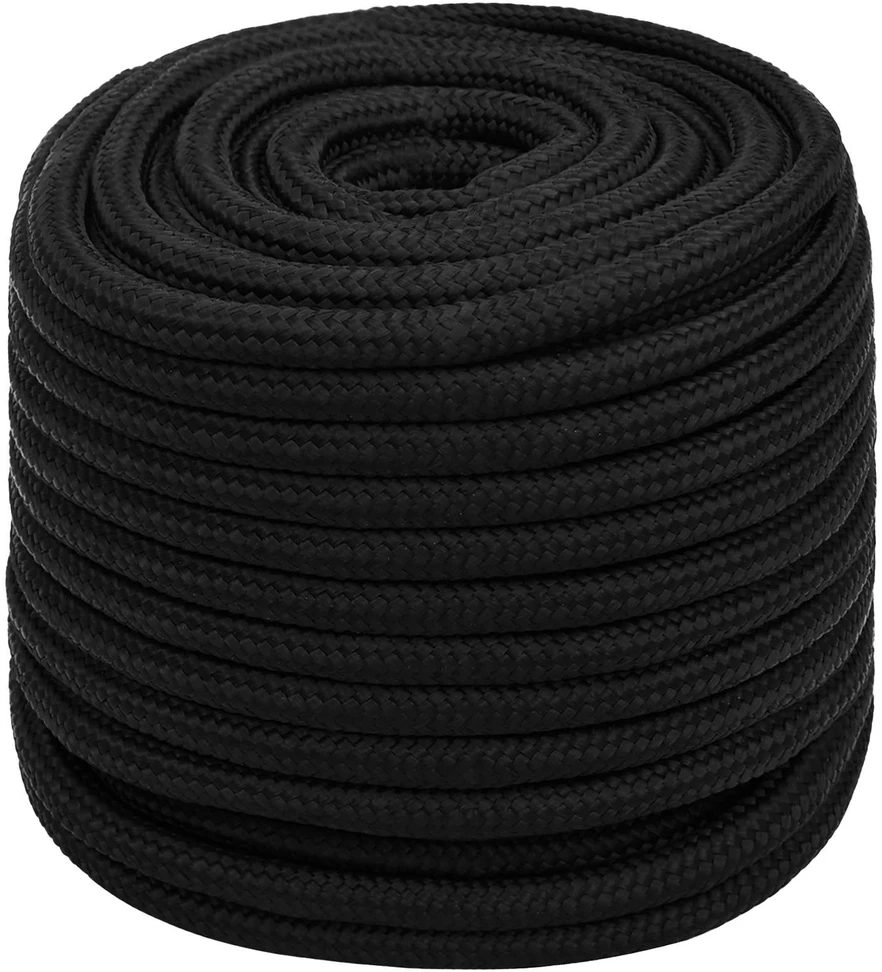 Daugiafunkcinė buitinė virvė 18 mm 100 m Juoda PP