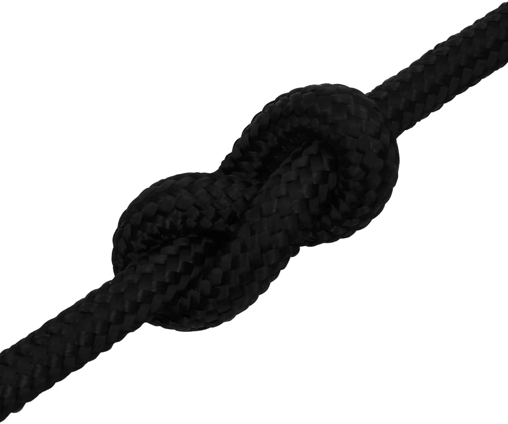 Daugiafunkcinė buitinė virvė 18 mm 100 m Juoda PP