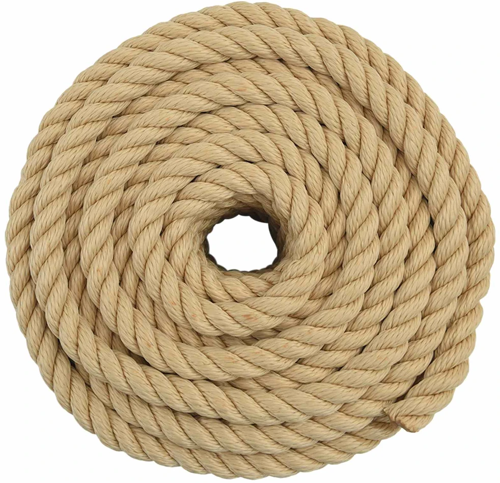 Daugiafunkcinė buitinė virvė 18 mm 50 m Natūrali PP