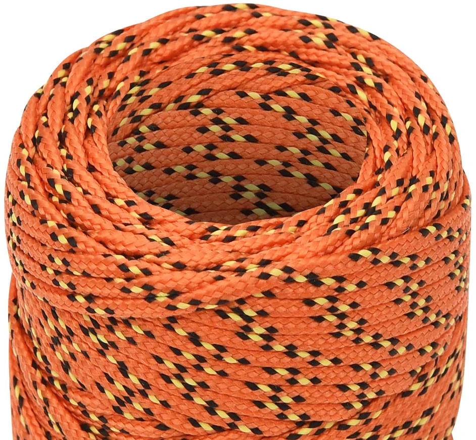 Daugiafunkcinė buitinė virvė 2 mm 25 m Oranžinė PP