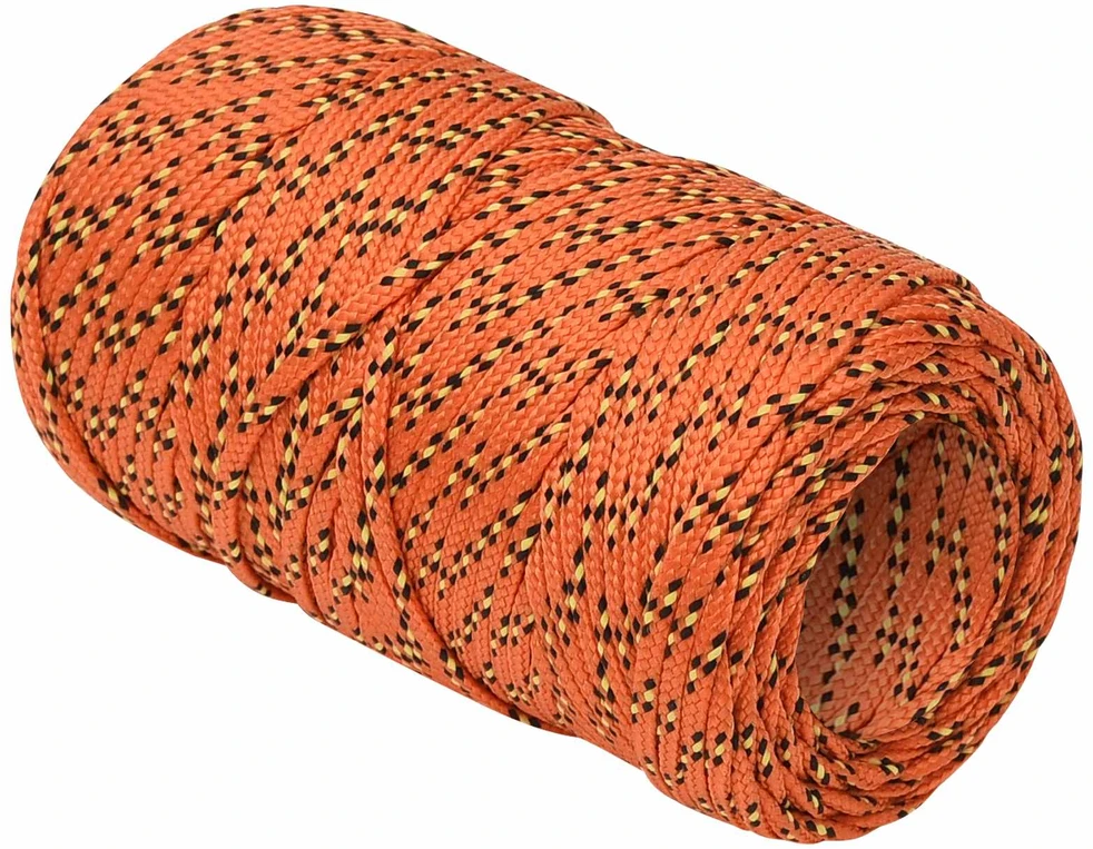 Daugiafunkcinė buitinė virvė 2 mm 25 m Oranžinė PP