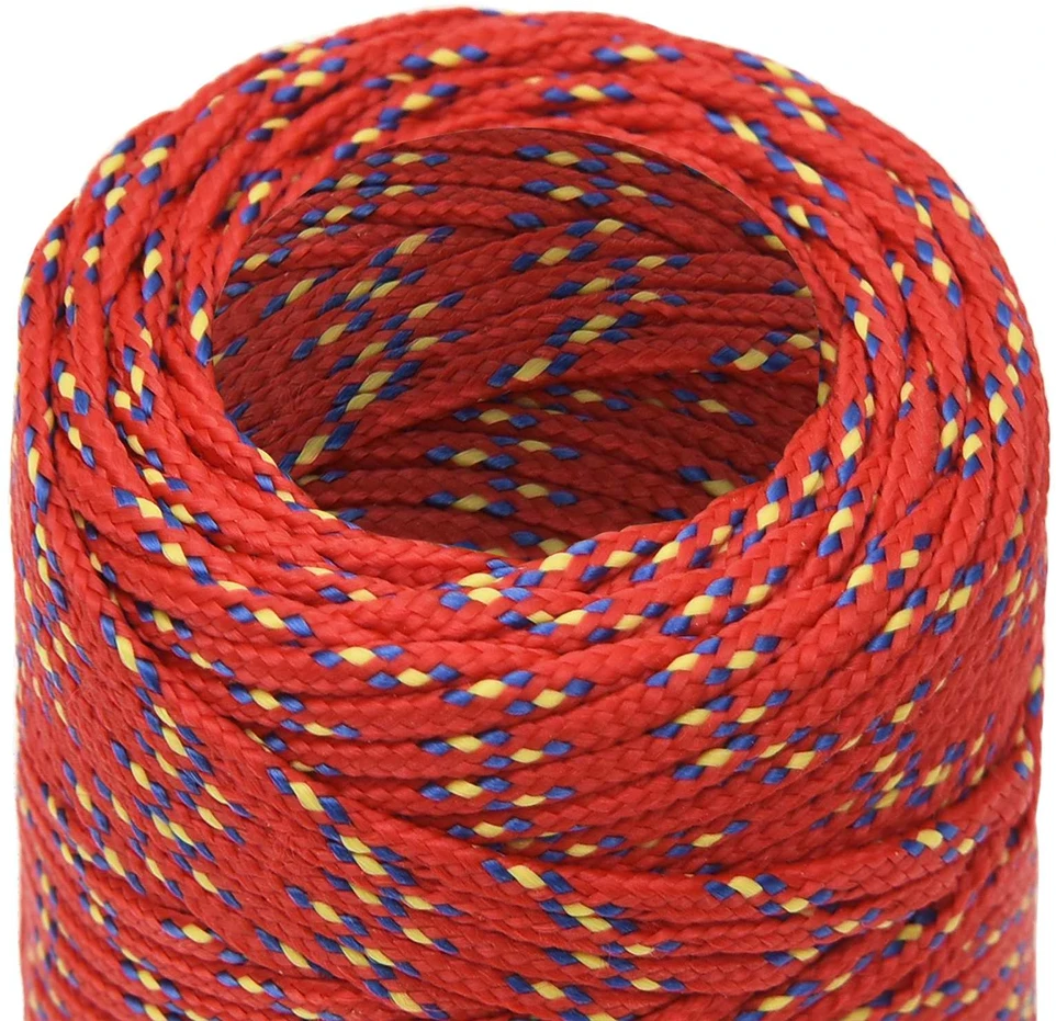 Daugiafunkcinė buitinė virvė 2 mm 25 m Raudona PP