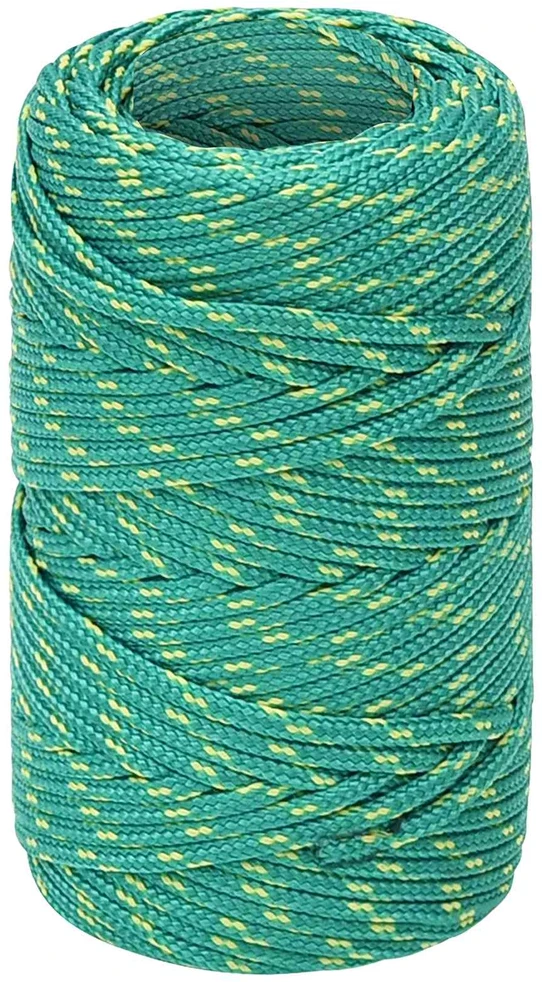 Daugiafunkcinė buitinė virvė 2 mm 25 m Žalia PP