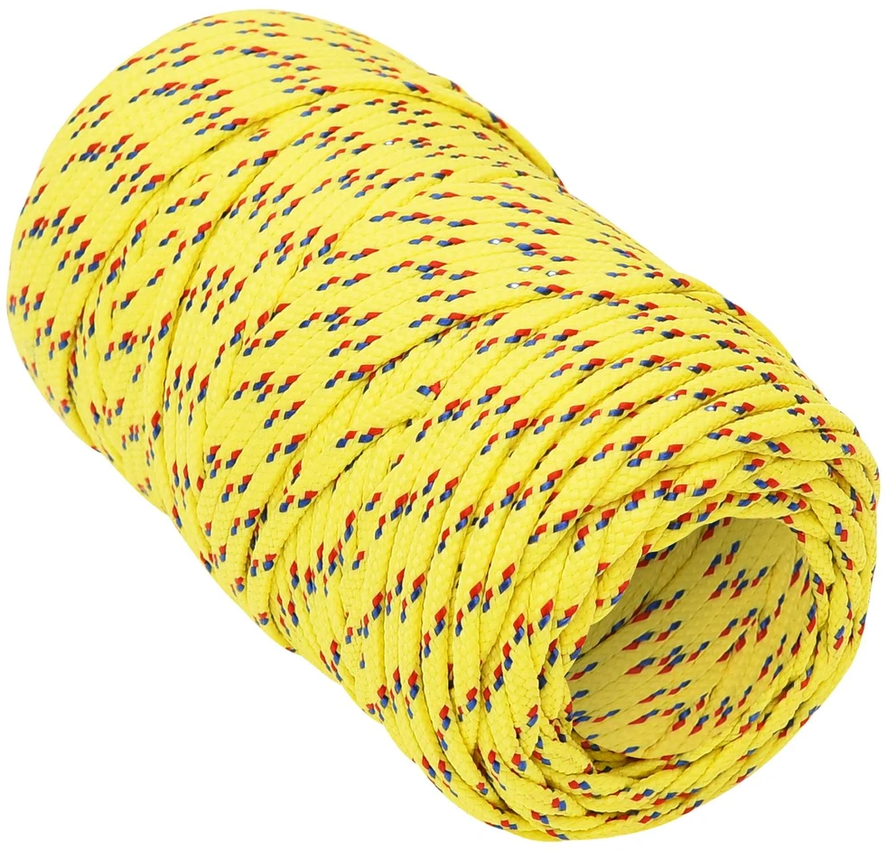 Daugiafunkcinė buitinė virvė 2 mm 250 m Geltona PP