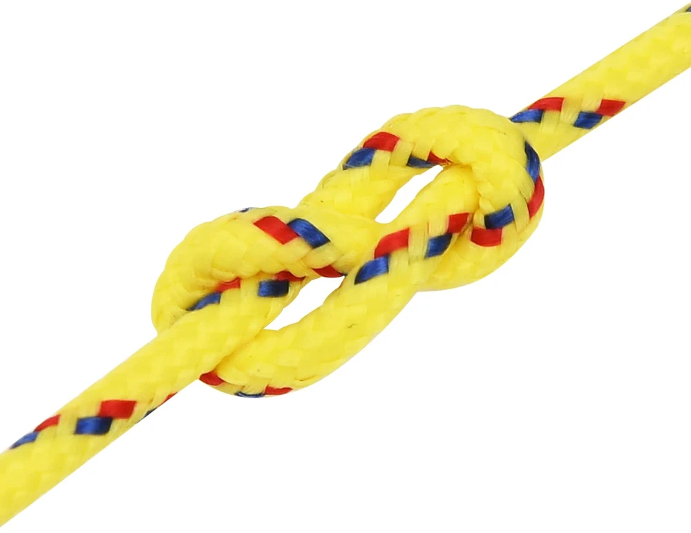 Daugiafunkcinė buitinė virvė 2 mm 250 m Geltona PP