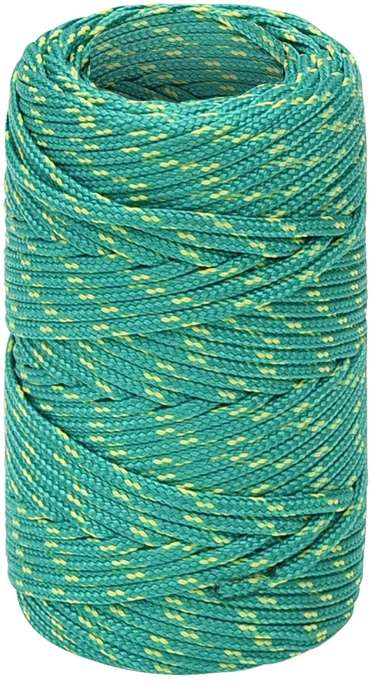 Daugiafunkcinė buitinė virvė 2 mm 250 m Žalia PP