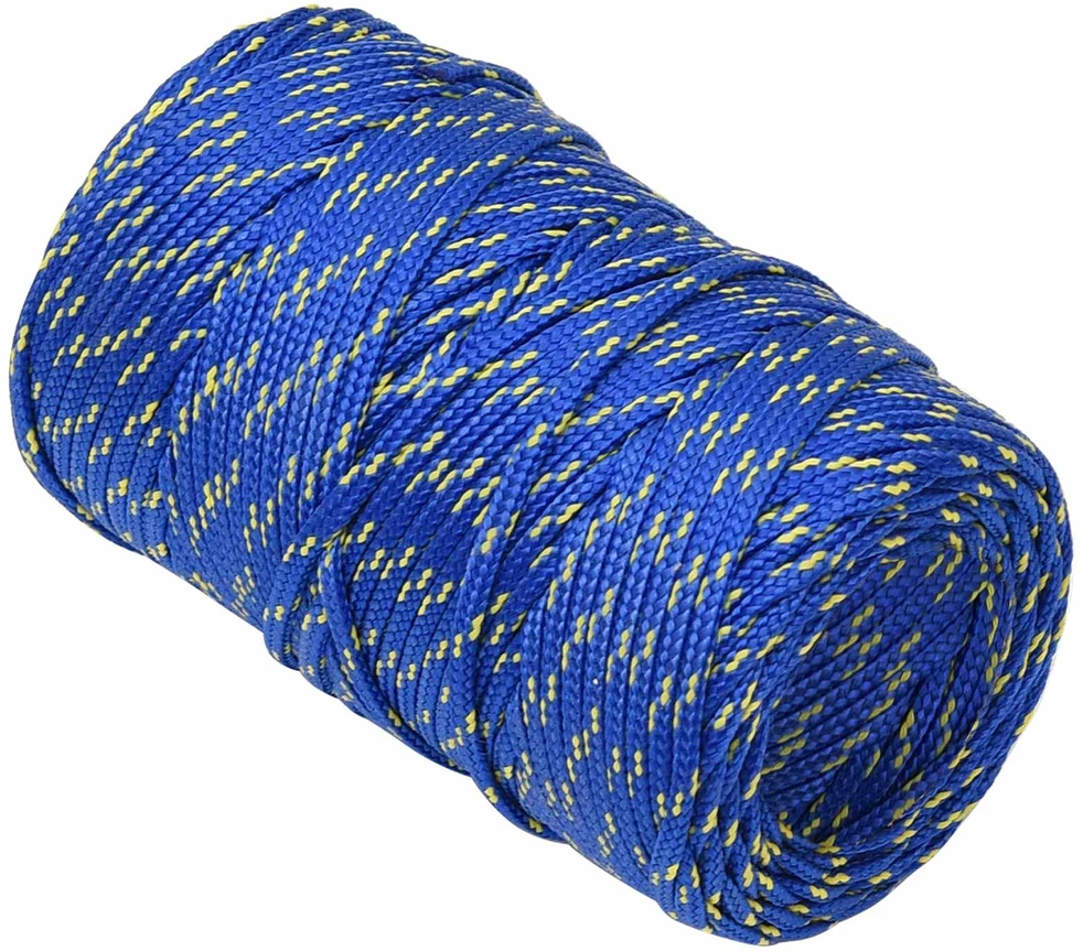 Daugiafunkcinė buitinė virvė 2 mm 50 m Mėlyna PP