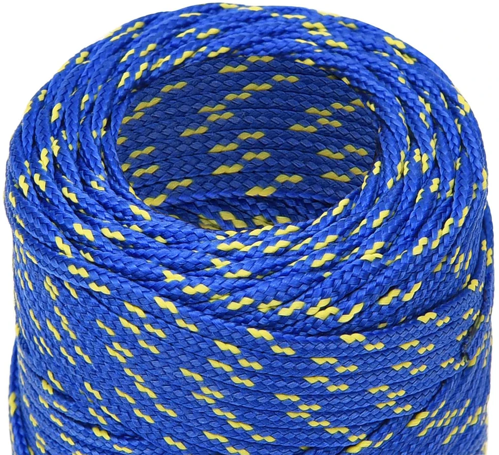 Daugiafunkcinė buitinė virvė 2 mm 50 m Mėlyna PP