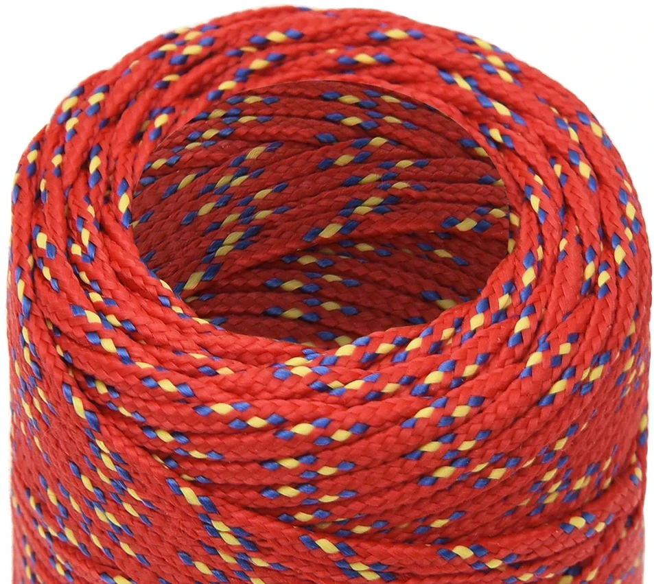 Daugiafunkcinė buitinė virvė 2 mm 50 m Raudona PP