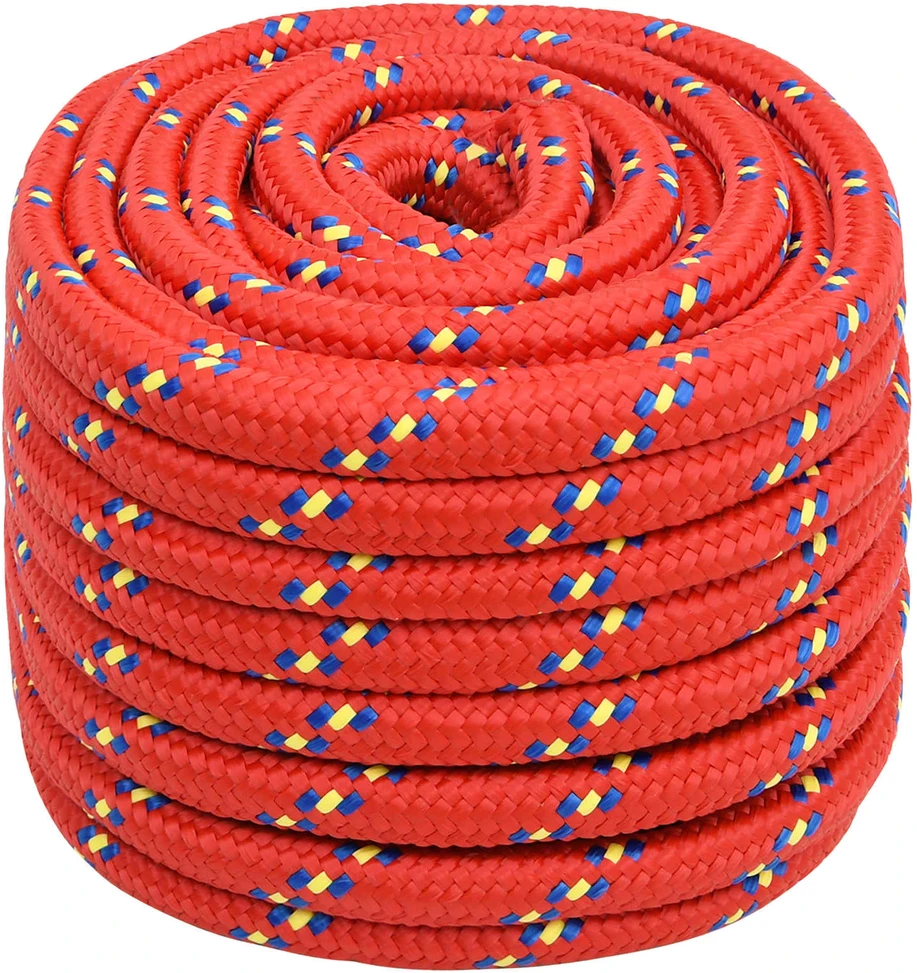 Daugiafunkcinė buitinė virvė 20 mm 100 m Raudona PP