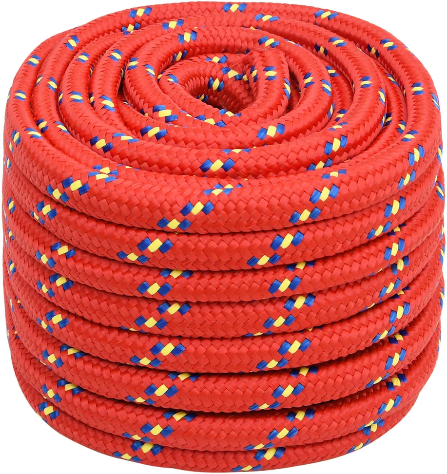 Daugiafunkcinė buitinė virvė 20 mm 25 m Raudona PP