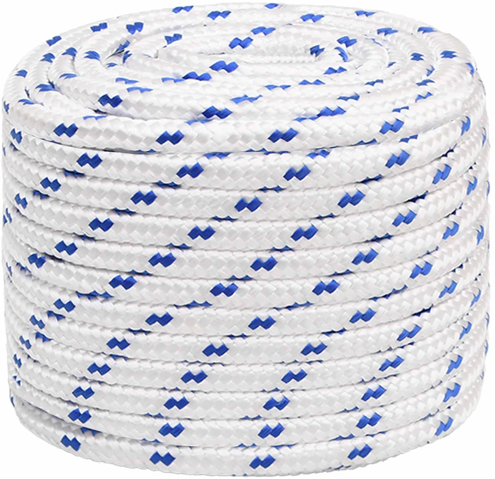 Daugiafunkcinė buitinė virvė 20 mm 25 m Balta ir mėlyna PP