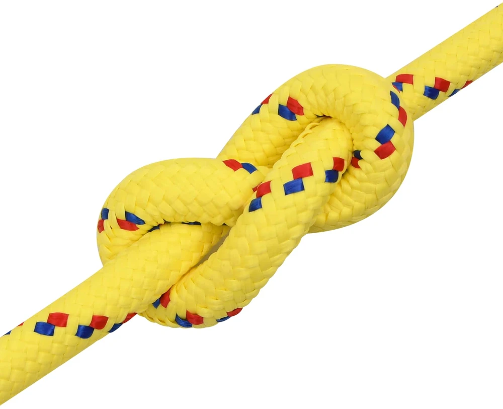 Daugiafunkcinė buitinė virvė 20 mm 25 m Geltona PP