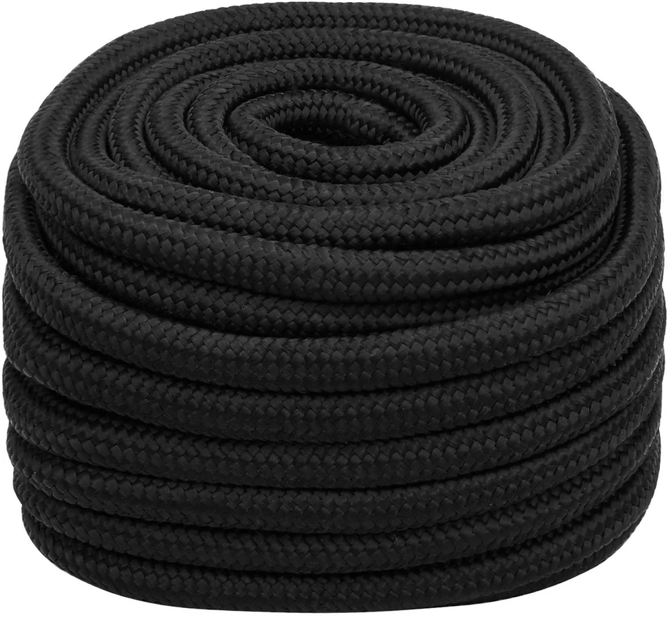 Daugiafunkcinė buitinė virvė 20 mm 25 m Juoda PP